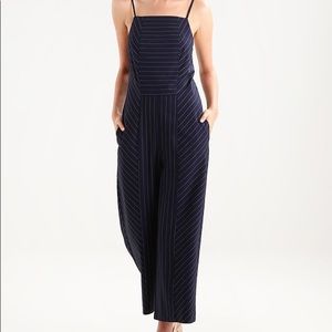 Banana Republic Striped Jumpsuit